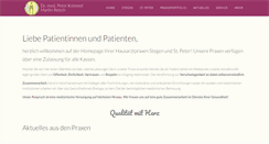 Desktop Screenshot of aerzte-dreisamtal.de